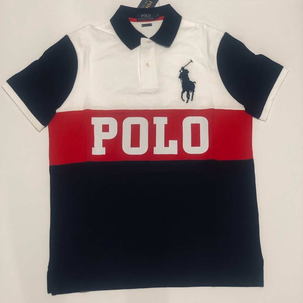 Polo Ralph Lauren Big Pony Bold Letter Polo Shirt